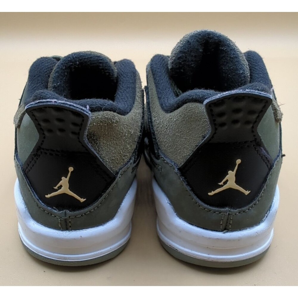 Nike Air Jordan 4 Retro SE Craft Medium Olive TD Size 8C FB9930-200 - Picture 9 of 11